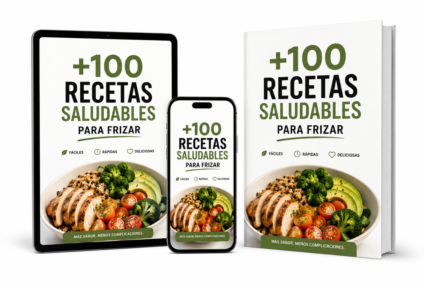 PACK RECETAS SALUDABLES PARA FRIZAR